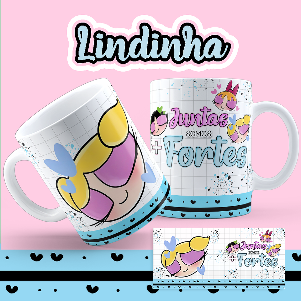 8 Artes para Caneca Meninas Super Poderosas Arquivos em Jpg  10