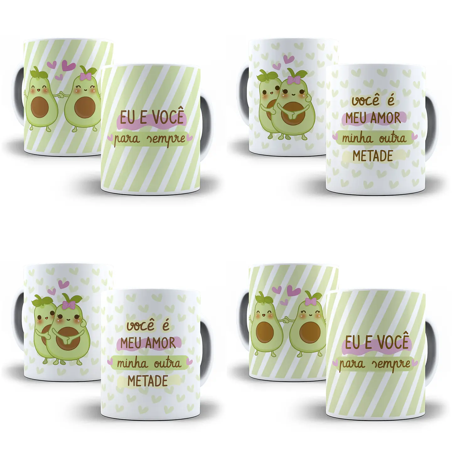 Mini Kit Namoradinhos Abacate Arquivos Prontos em Jpg 1