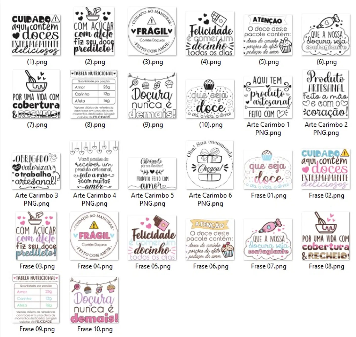 Arquivo para Cartão e Tags Clientes em Jpg 3