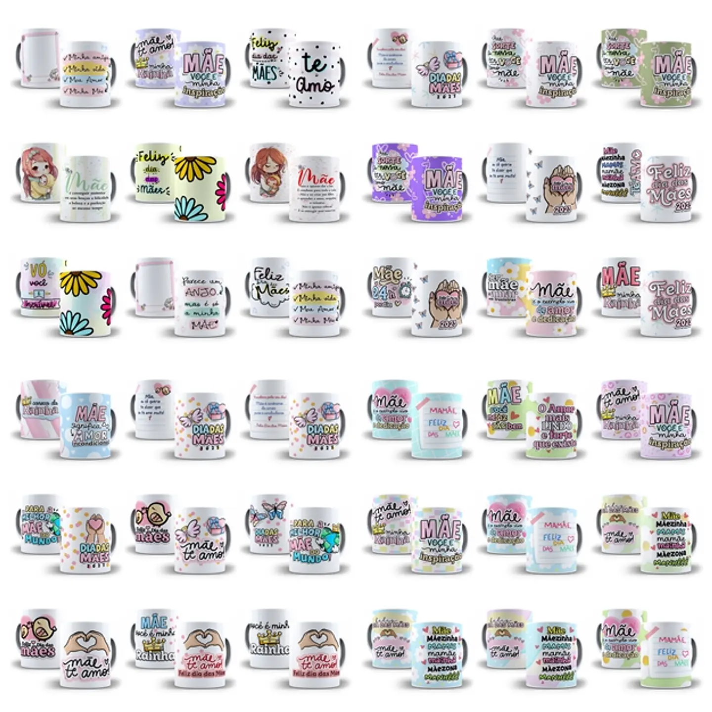 Pacote Camisa e Caneca Dia das Mães em Jpg 2