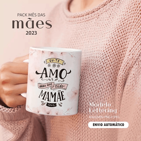 25 Artes para Caneca Dia das Mães Clean Arquivos em Jpg