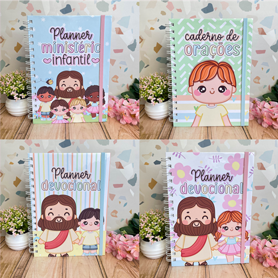 Kit Digital Versículos Fofinhos 3 em Png 11