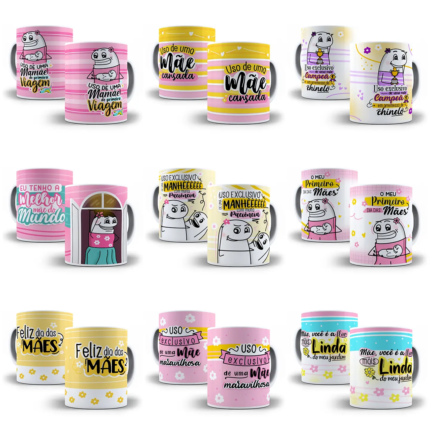 58 Artes para Caneca Flork Dia das Mães em Jpg 14