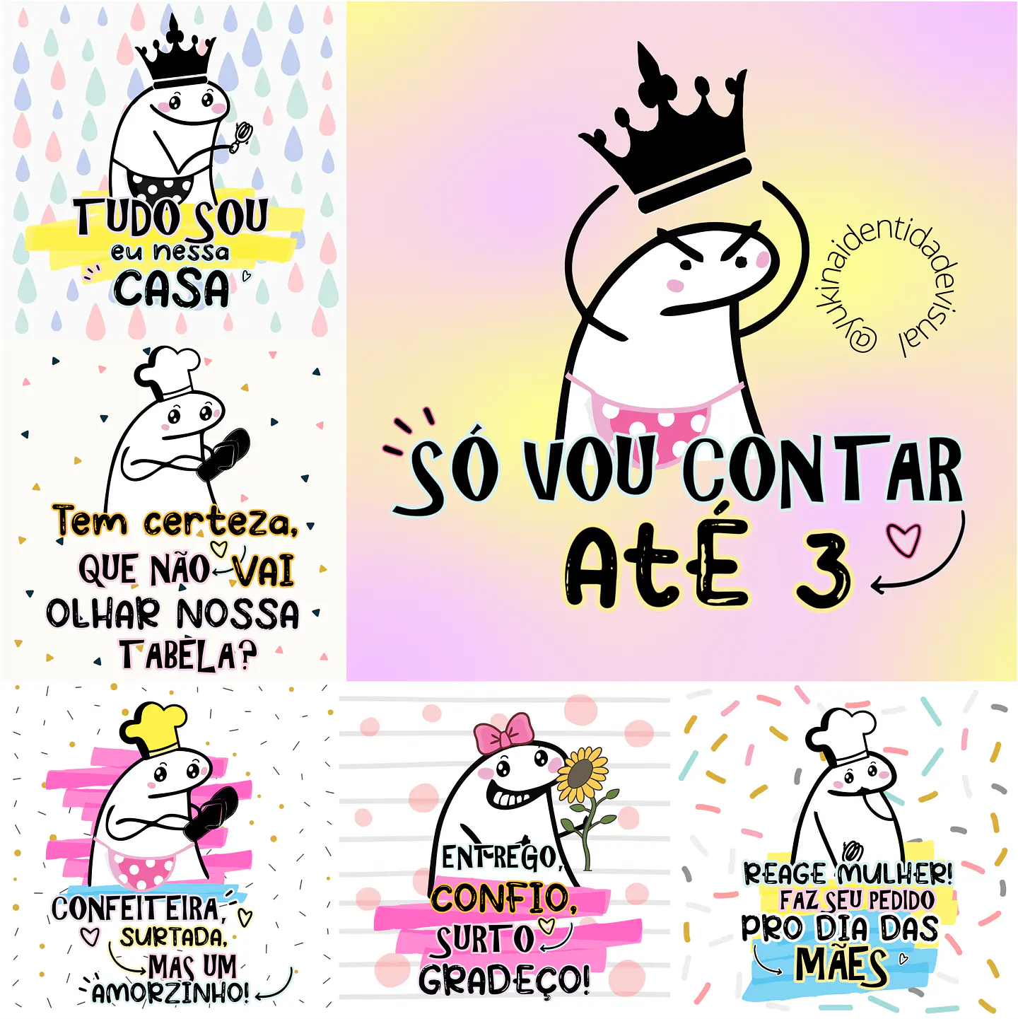 Kit Digital Flork Dia das Mães Confeiteiras em Png   6