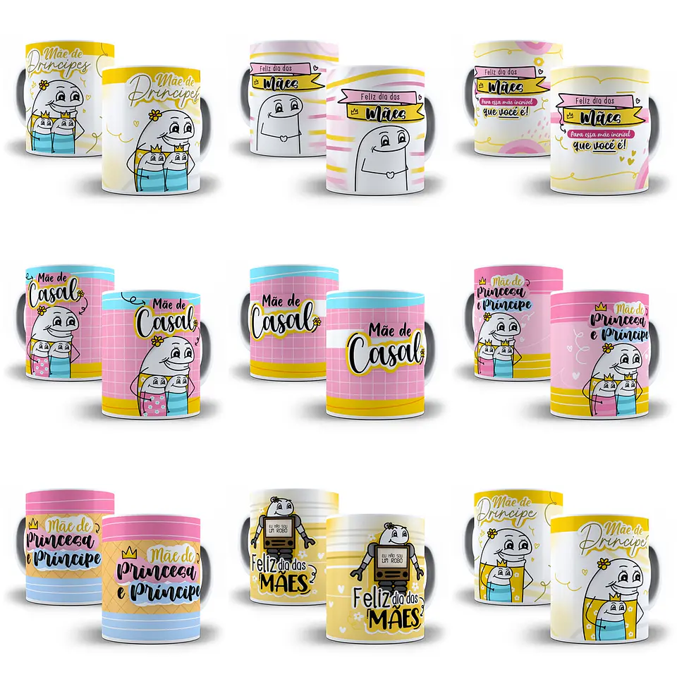 58 Artes para Caneca Flork Dia das Mães em Jpg 16