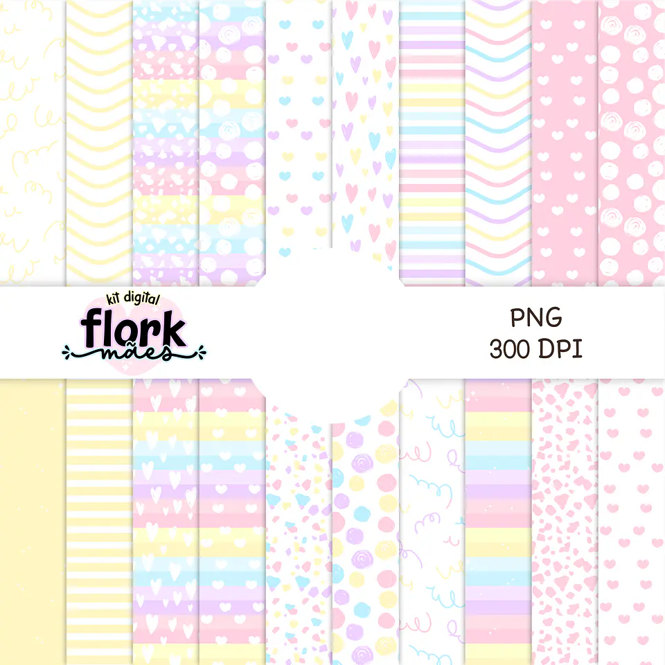 Kit Digital Flork Dia das Mães em Png    8