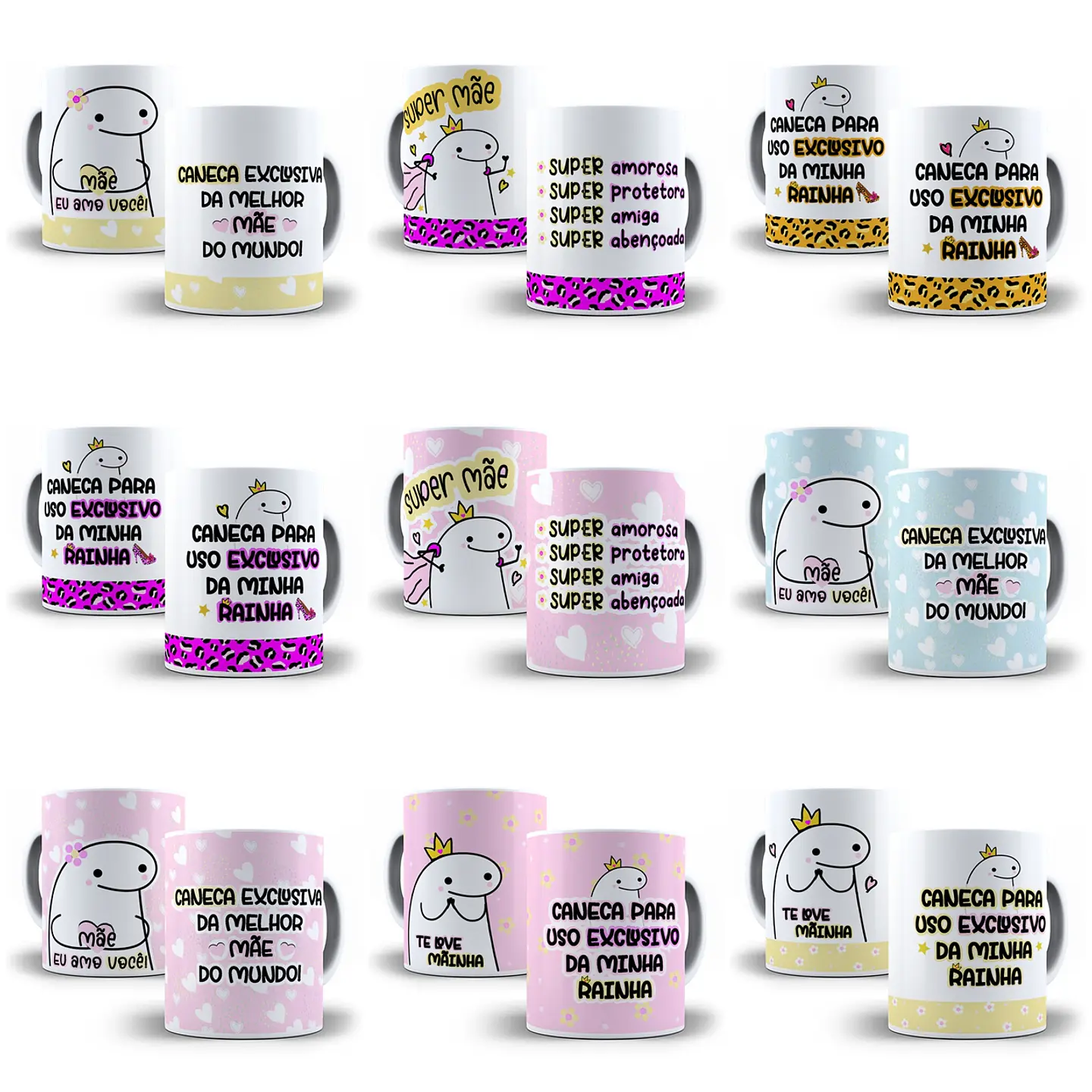 58 Artes para Caneca Flork Dia das Mães em Jpg 17