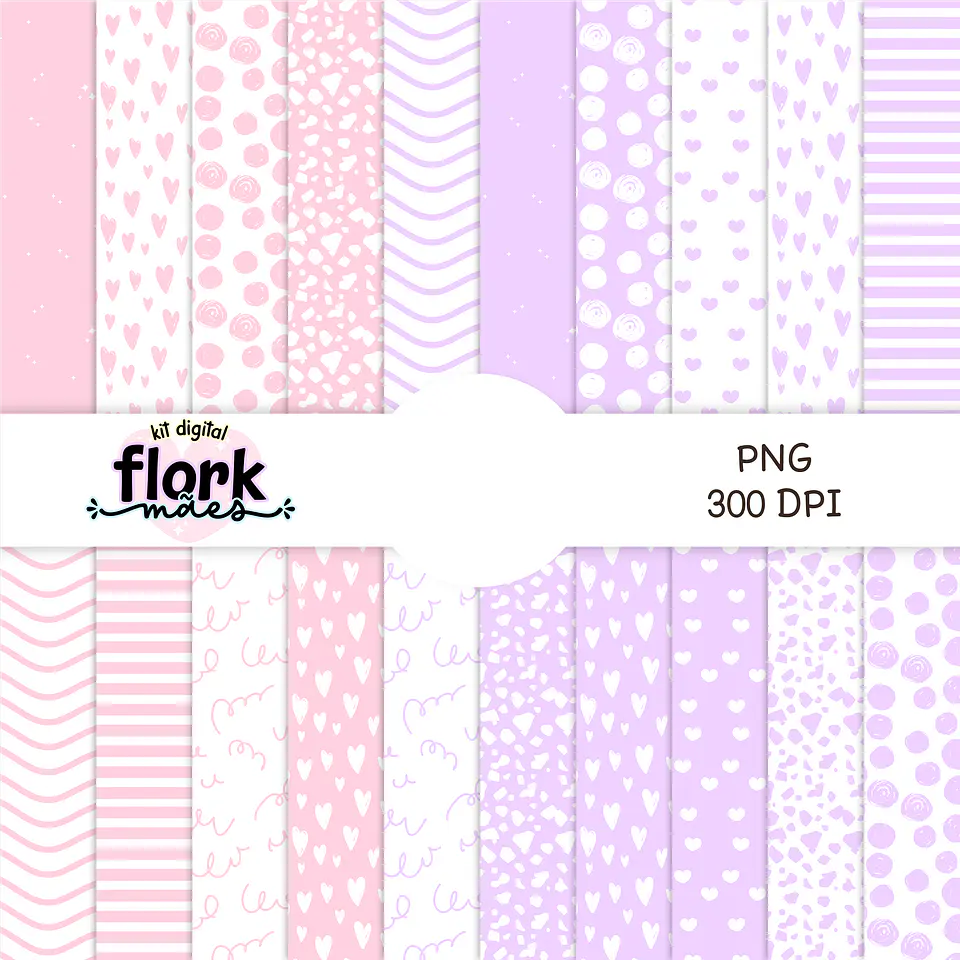 Kit Digital Flork Dia das Mães em Png    9