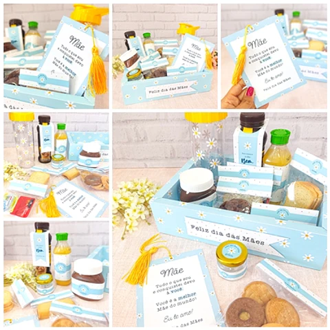 Arquivo de Corte Cesta Dia das Mães em Pdf