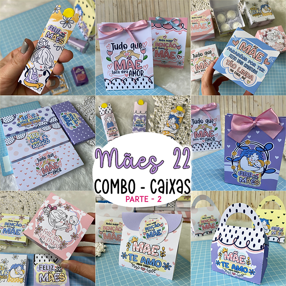 Arquivo de Corte Dia das Mães 3 Combos em 1  2