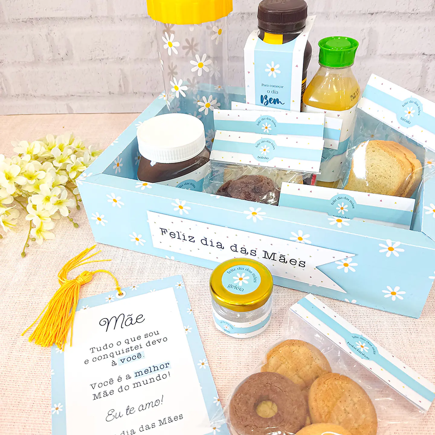 Arquivo de Corte Cesta Dia das Mães em Pdf 3