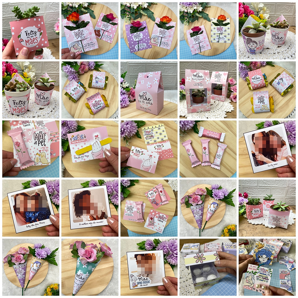 Arquivo de Corte Dia das Mães 3 Combos em 1  5