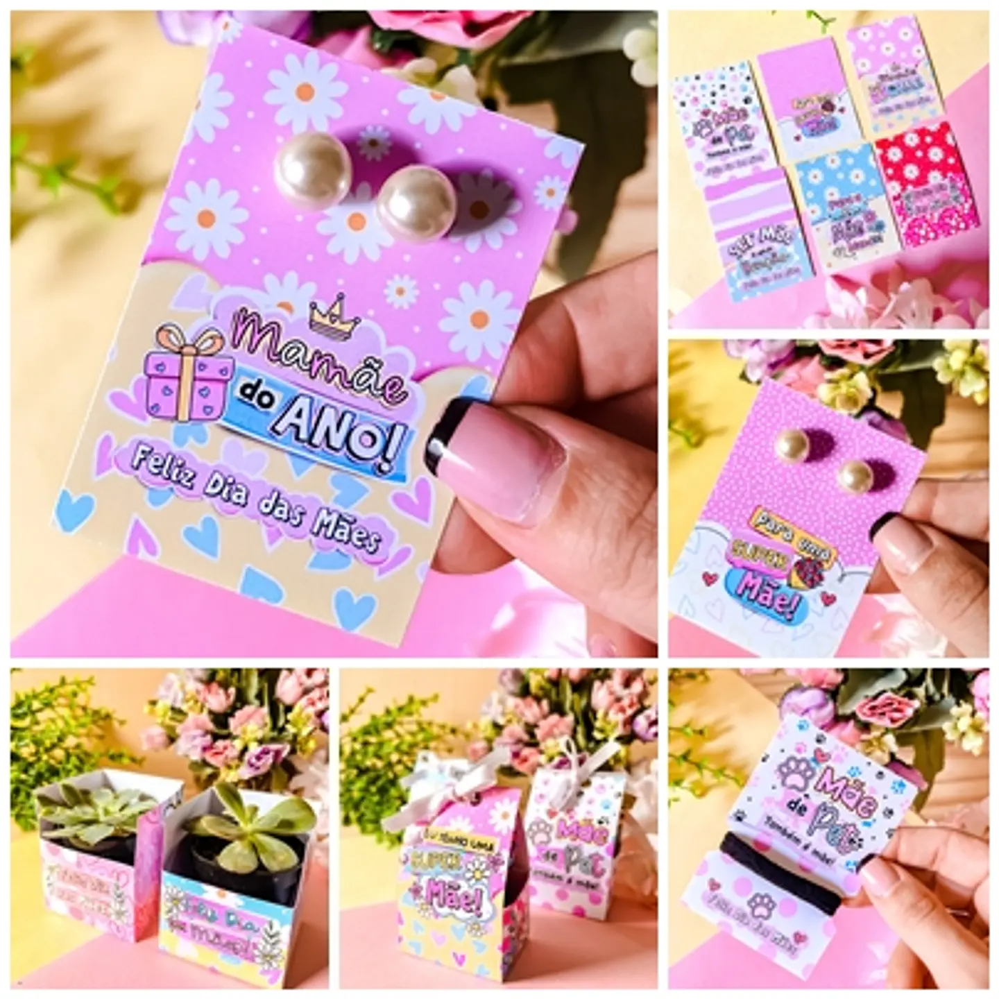 Kit Digital Dia das Mães em Png  8