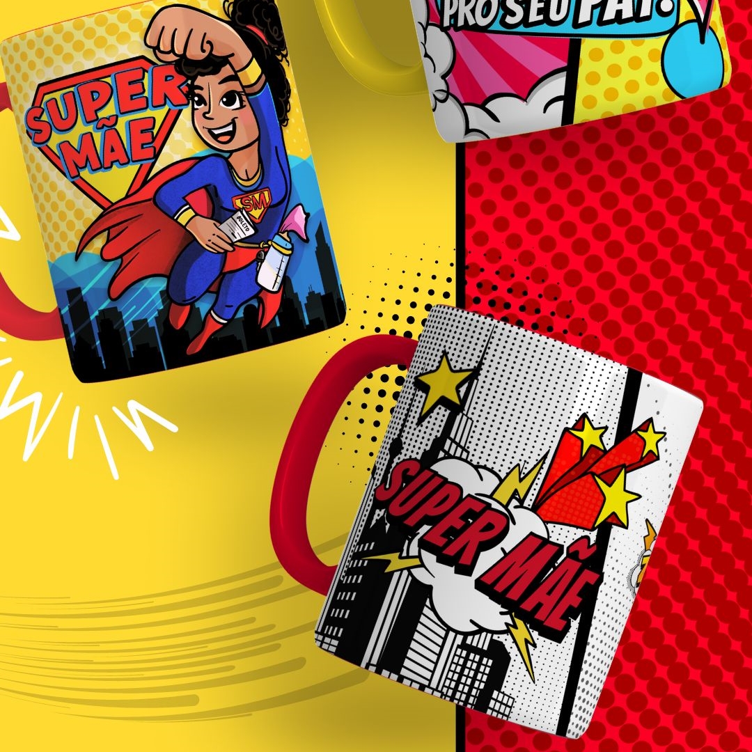 35 Artes Caneca Dia das Mães Cartoon Arquivos Png 6