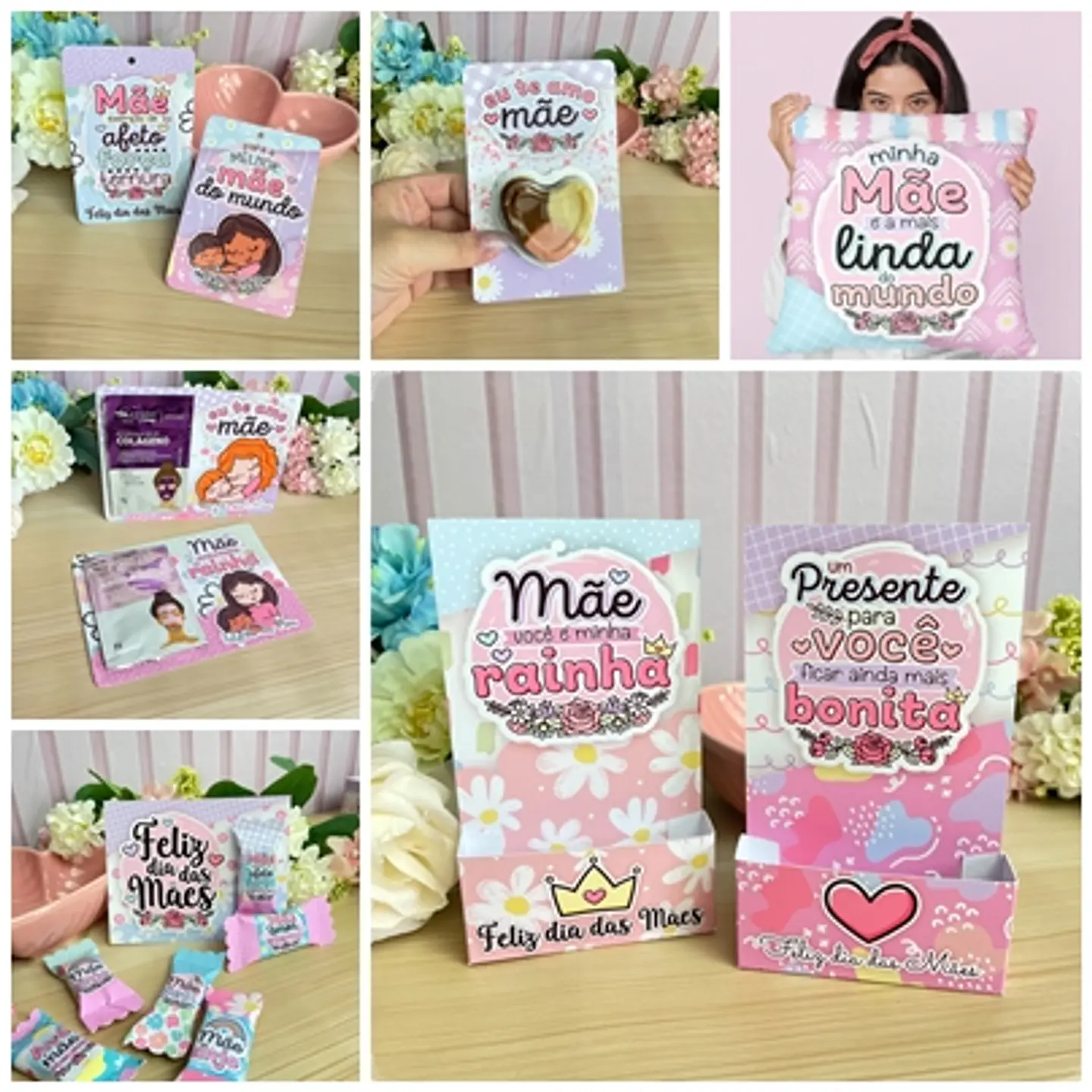 Kit Digital Dia das Mães Completo em Png  9