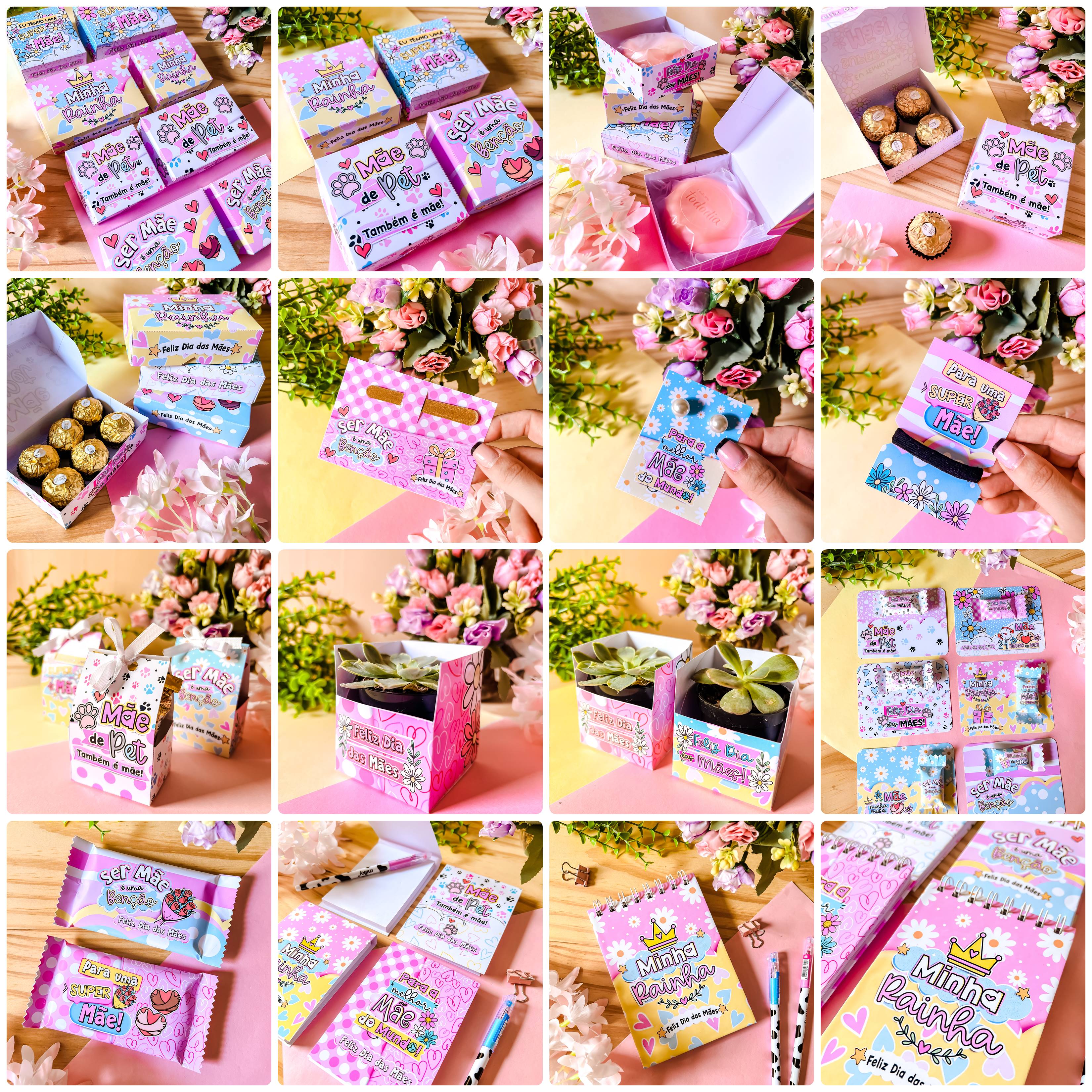 Kit Digital Dia das Mães em Png  10