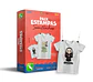 14 Arte Camisa Santinhos Católicos Editável Corel Draw + Png - Thumbnail 1