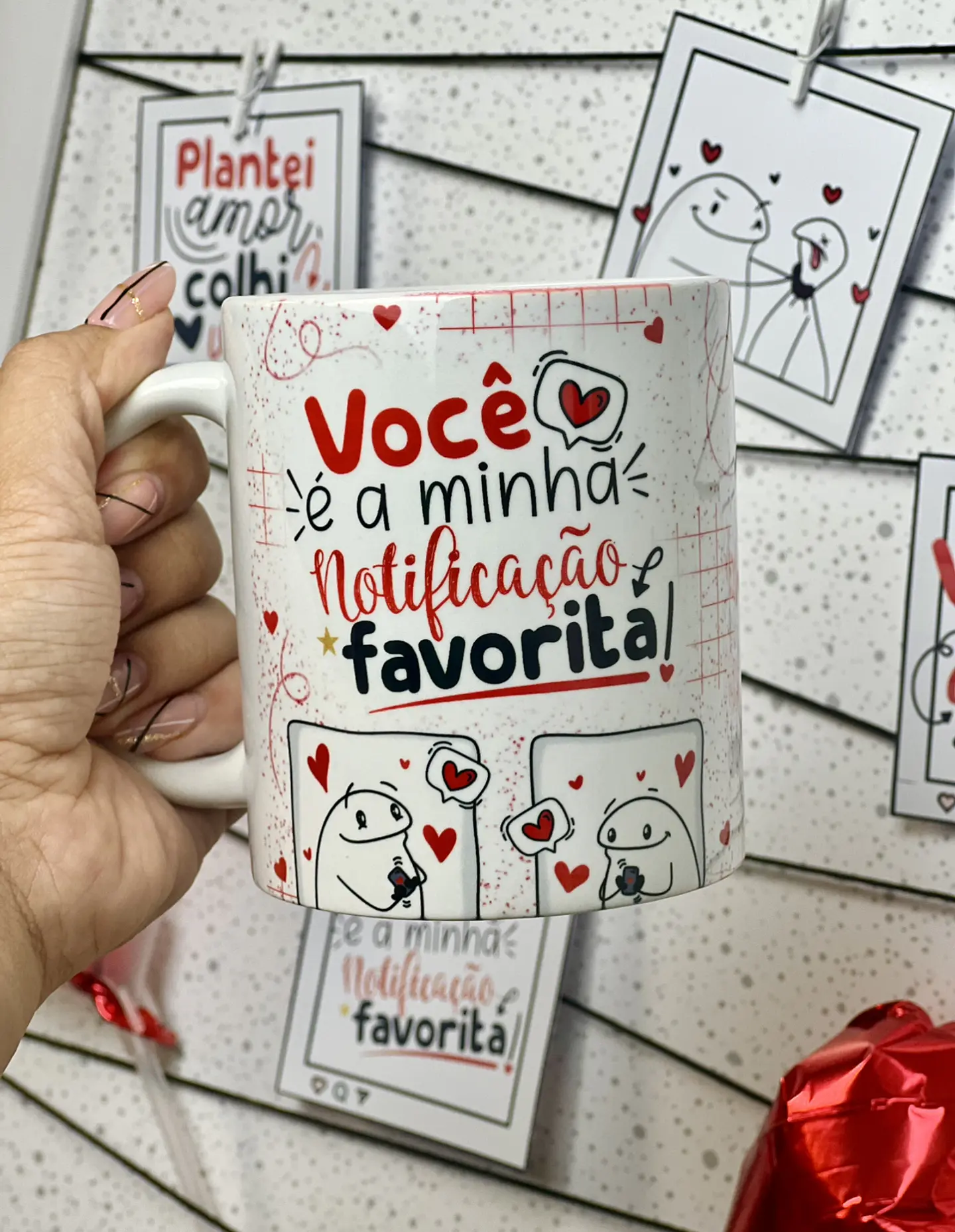 Arte Caneca Namorado Você é a minha notificação favorita 2