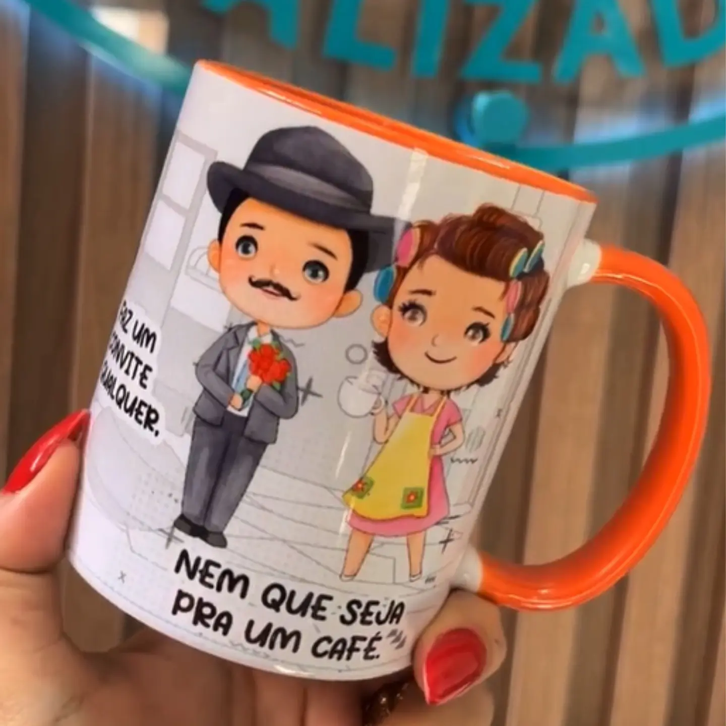 Arte Caneca Você ta Rindo Ai, eu sei... Porque eu To Rindo Aqui Tambem Chaves Chavinhos 3