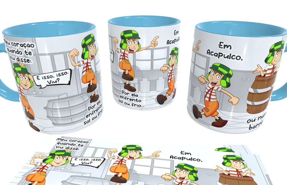Meu Coração Quando te viu disse: É isso, isso viu? Chaves Chavinho Parte 3 3