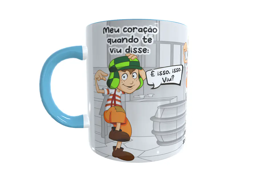 Meu Coração Quando te viu disse: É isso, isso viu? Chaves Chavinho Parte 3 4