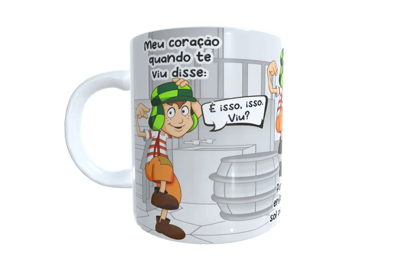 Meu Coração Quando te viu disse: É isso, isso viu? Chaves Chavinho Parte 3 1