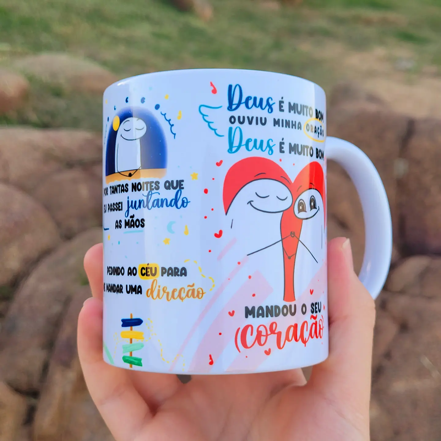 Arte Caneca Você Me Trouxe Um Caminhão de Coisas Boas 2