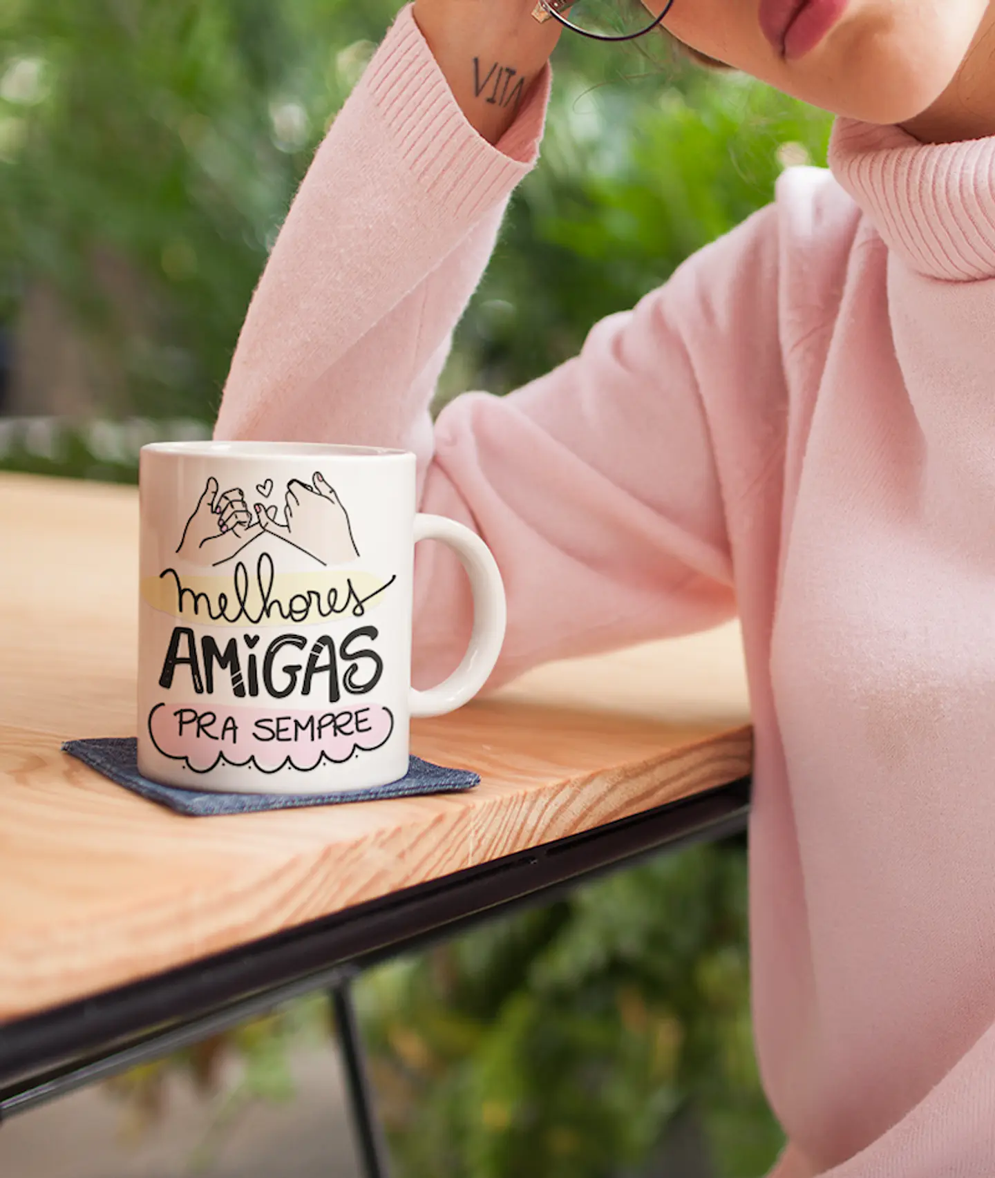 Pacote de Artes Amizade Amigas Caneca Frases Best Friend Arquivos Png 9