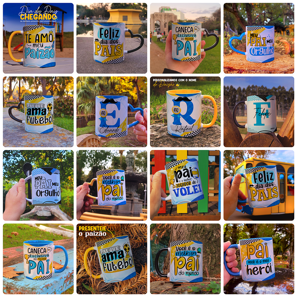 66 Artes Caneca Dia dos Pais 2023 Arquivos Sublimação 1