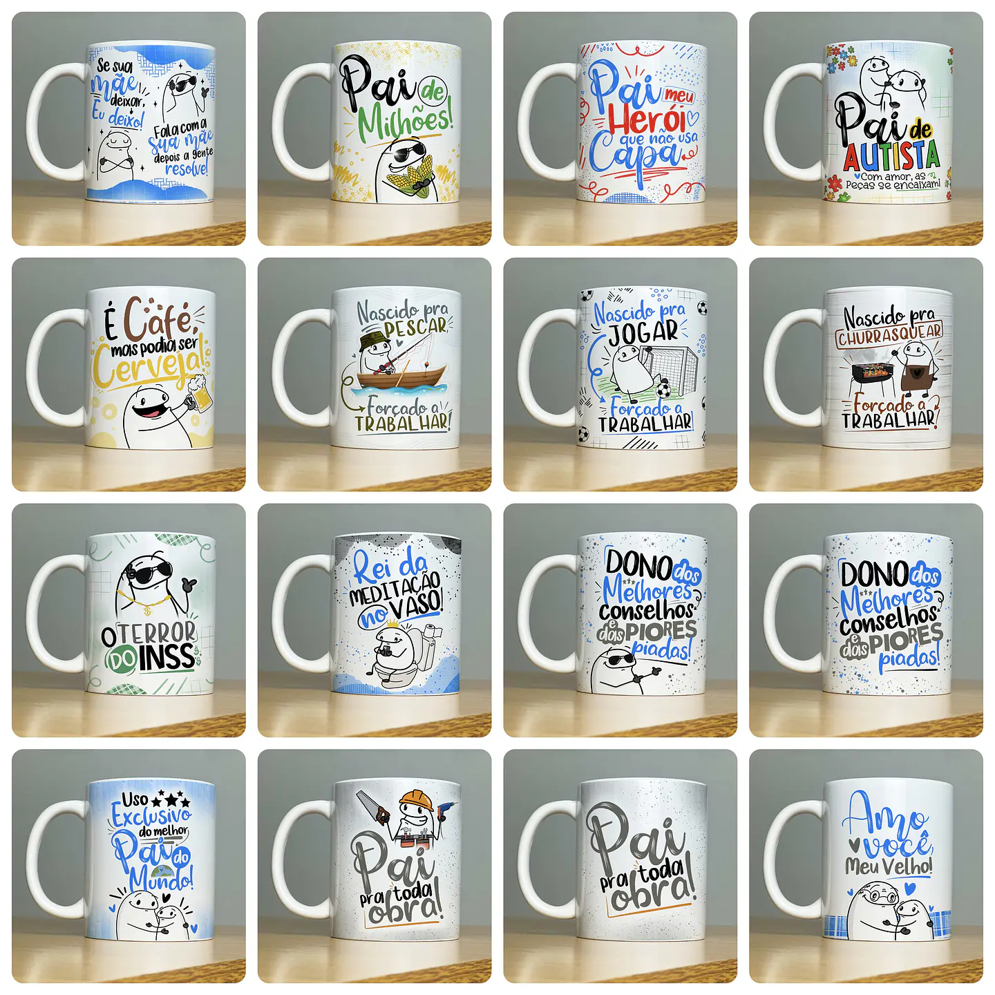 23 Artes Caneca Dia dos Pais Flork e Outros em Jpg 3