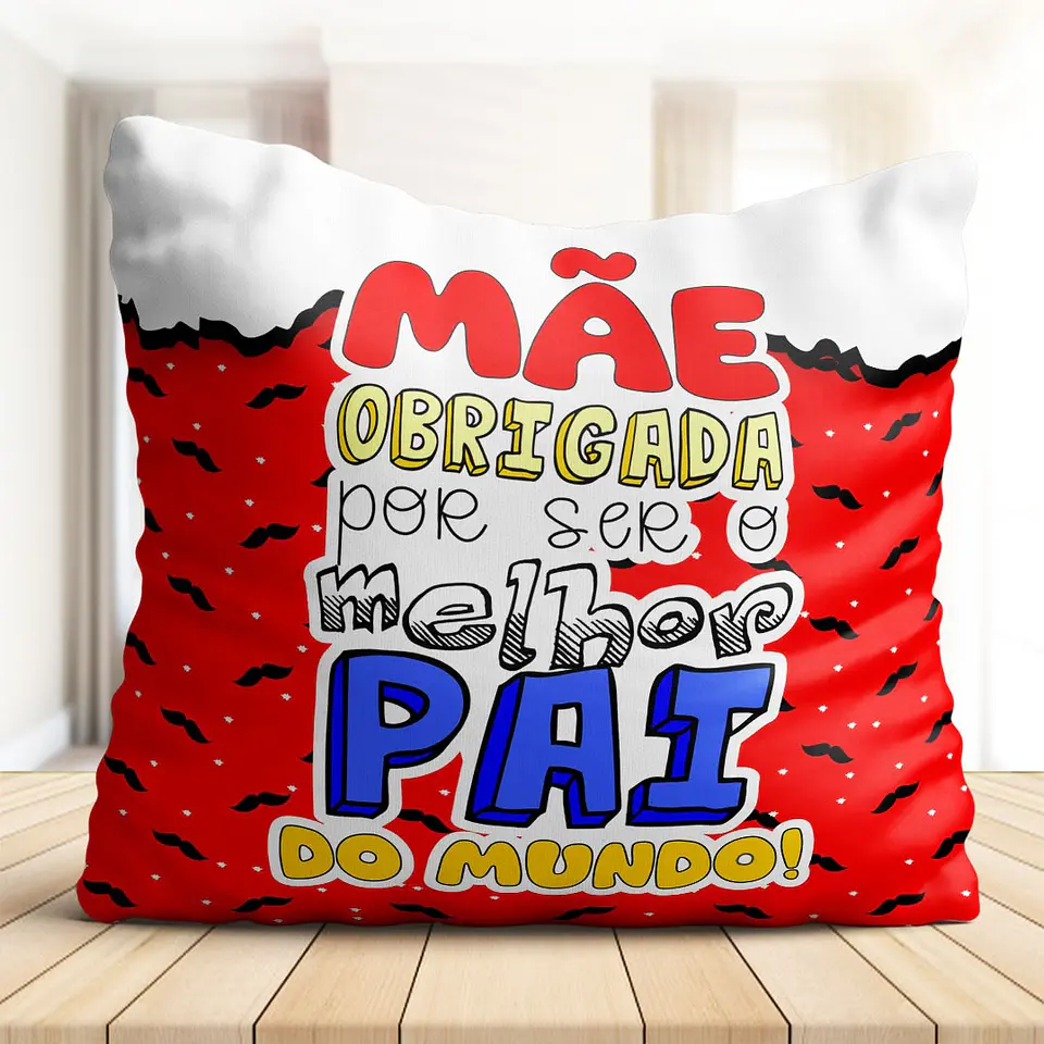 10 Artes para Almofada Dia dos Pais em Corel Draw 6