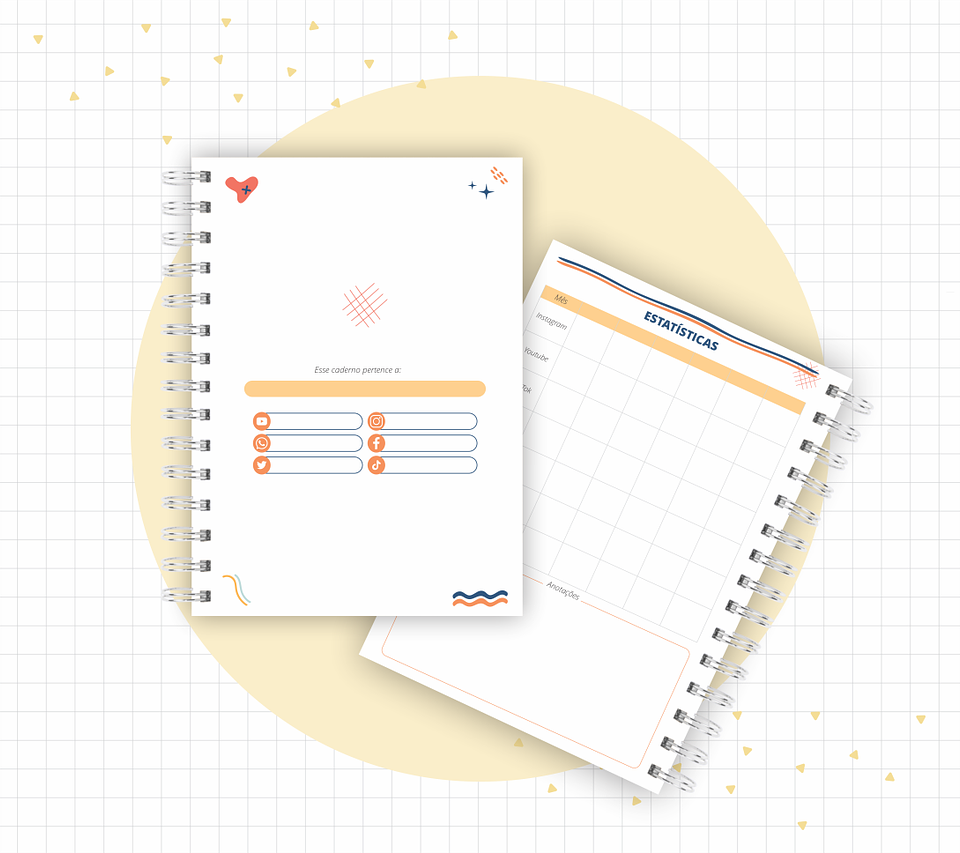 Arquivo Planner Youtuber e Minhas Postagens 2024 em Pdf  6