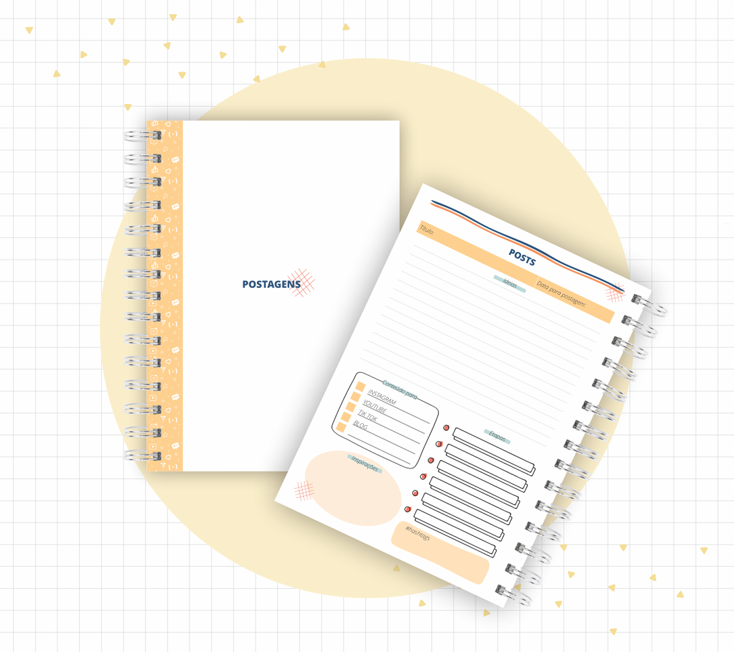 Arquivo Planner Youtuber e Minhas Postagens 2024 em Pdf  7