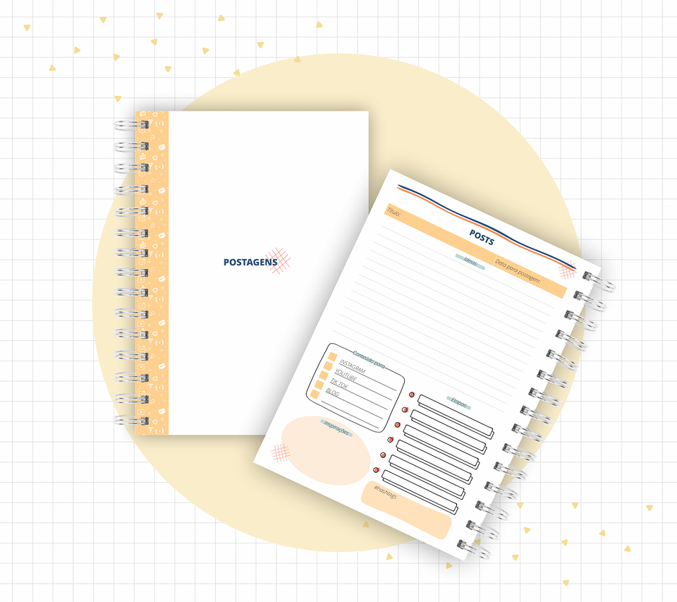 Arquivo Planner Youtuber e Minhas Postagens 2024 em Pdf  7