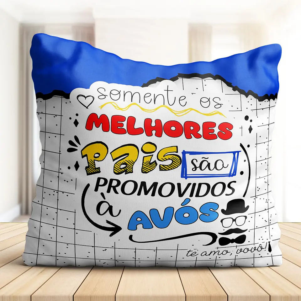 10 Artes para Almofada Dia dos Pais em Corel Draw 7