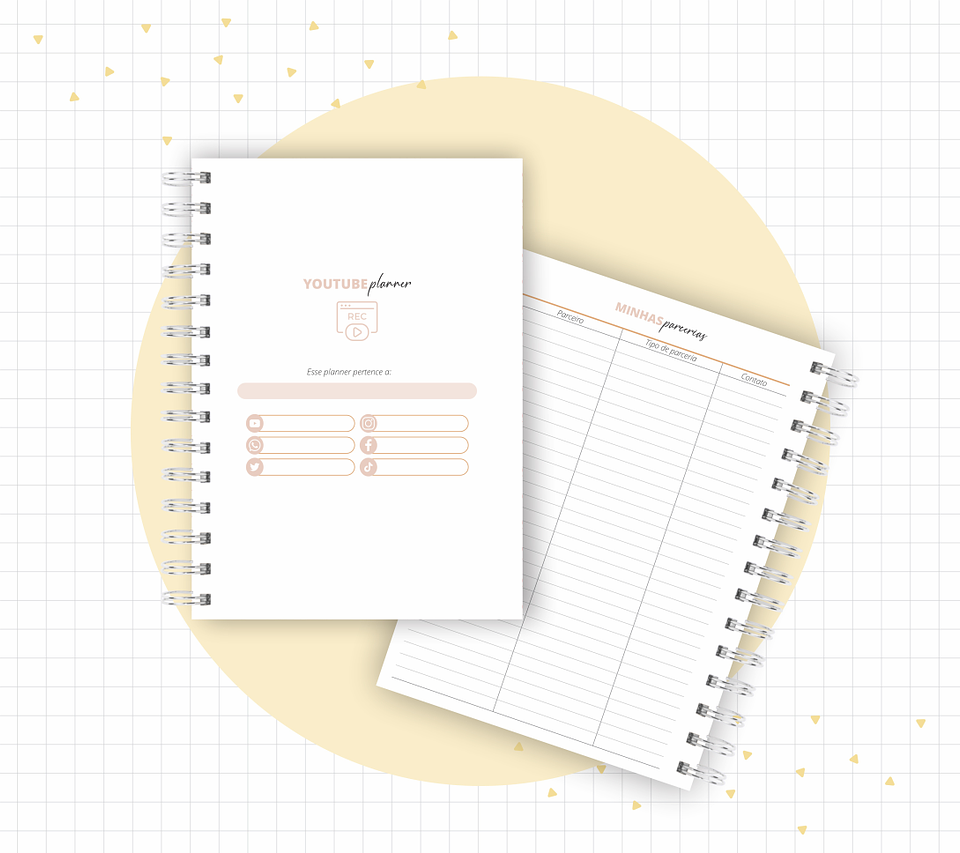 Arquivo Planner Youtuber e Minhas Postagens 2024 em Pdf  9