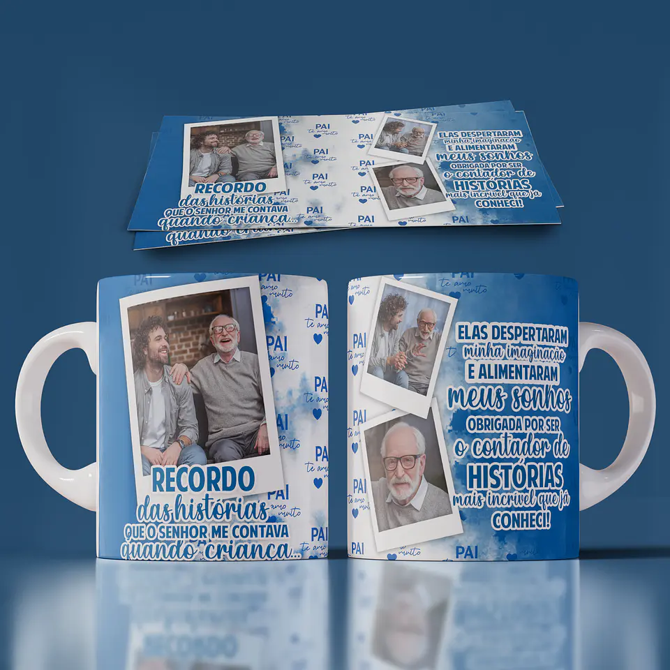 10 Artes para Caneca Dia dos Pais em Photoshop 3