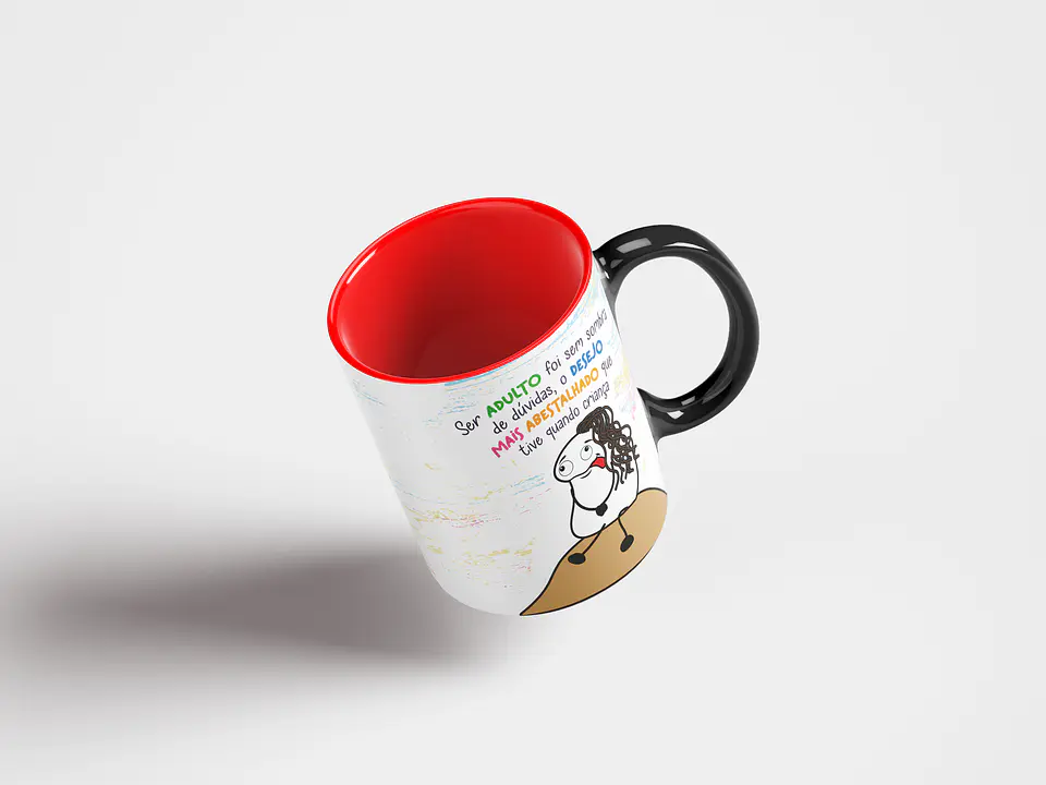 Arte Caneca Ser Adulto foi sem sombra de duvidas o desejo mais abestalhado que tive quando criança Png 2