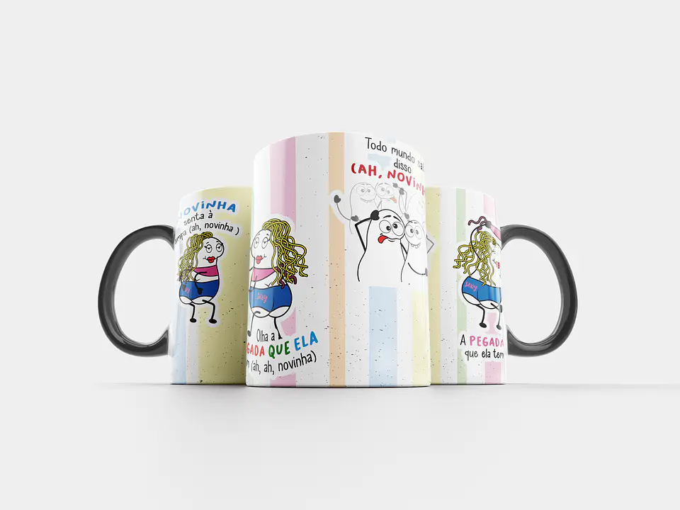 Arte Caneca A novinha senta à pampa (ah novinha) Olha a jogada que ela tem Png 2