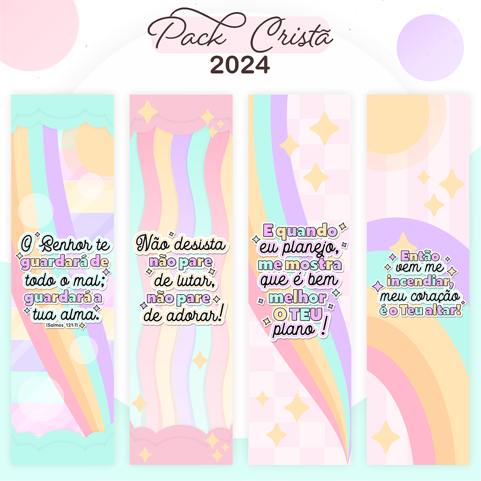 Arquivos Prontos Agenda Caderno 2024 Versículos e Louvores 6