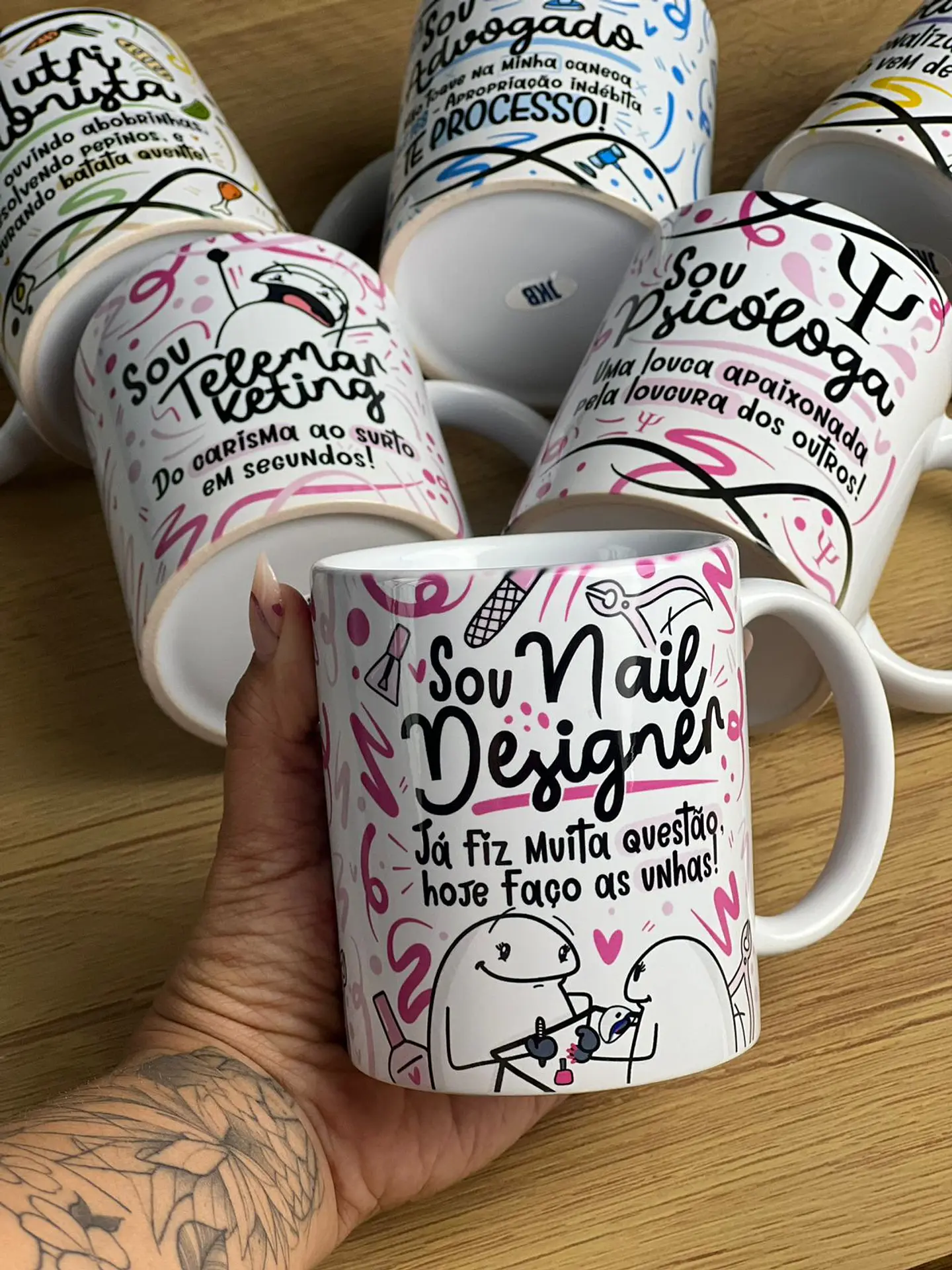 50 Artes para Caneca Profissões Flork  e Outras em Jpg 4