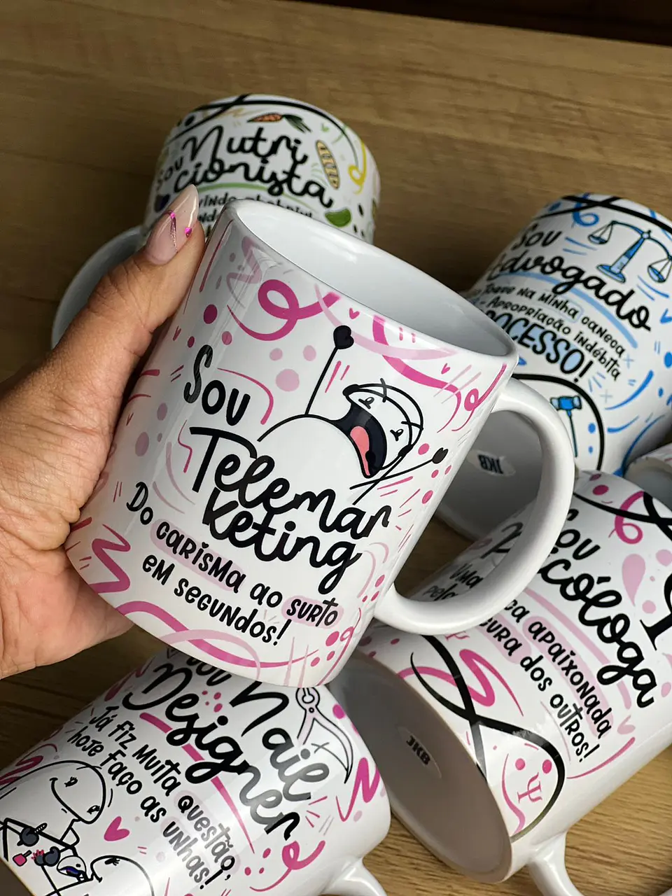 50 Artes para Caneca Profissões Flork  e Outras em Jpg 6