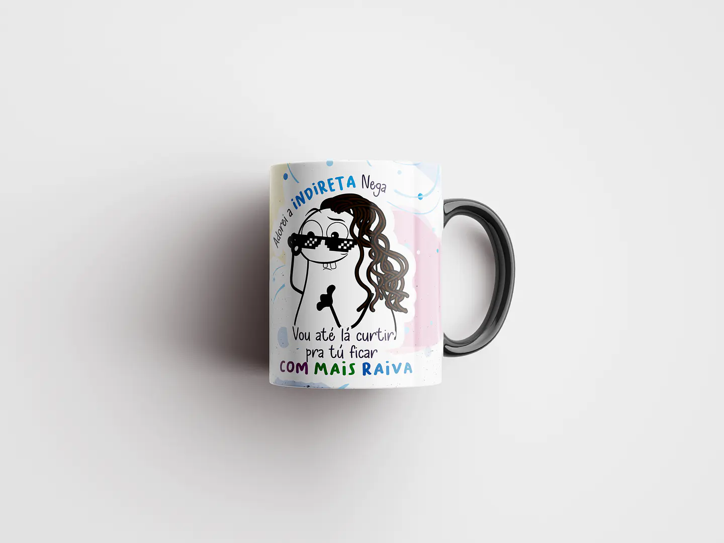 Arte Caneca Manda a merda não é insulto é uma sugestão turística Png 2