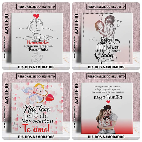 20 Artes para Sublimação Dia dos namorados em Corel Draw