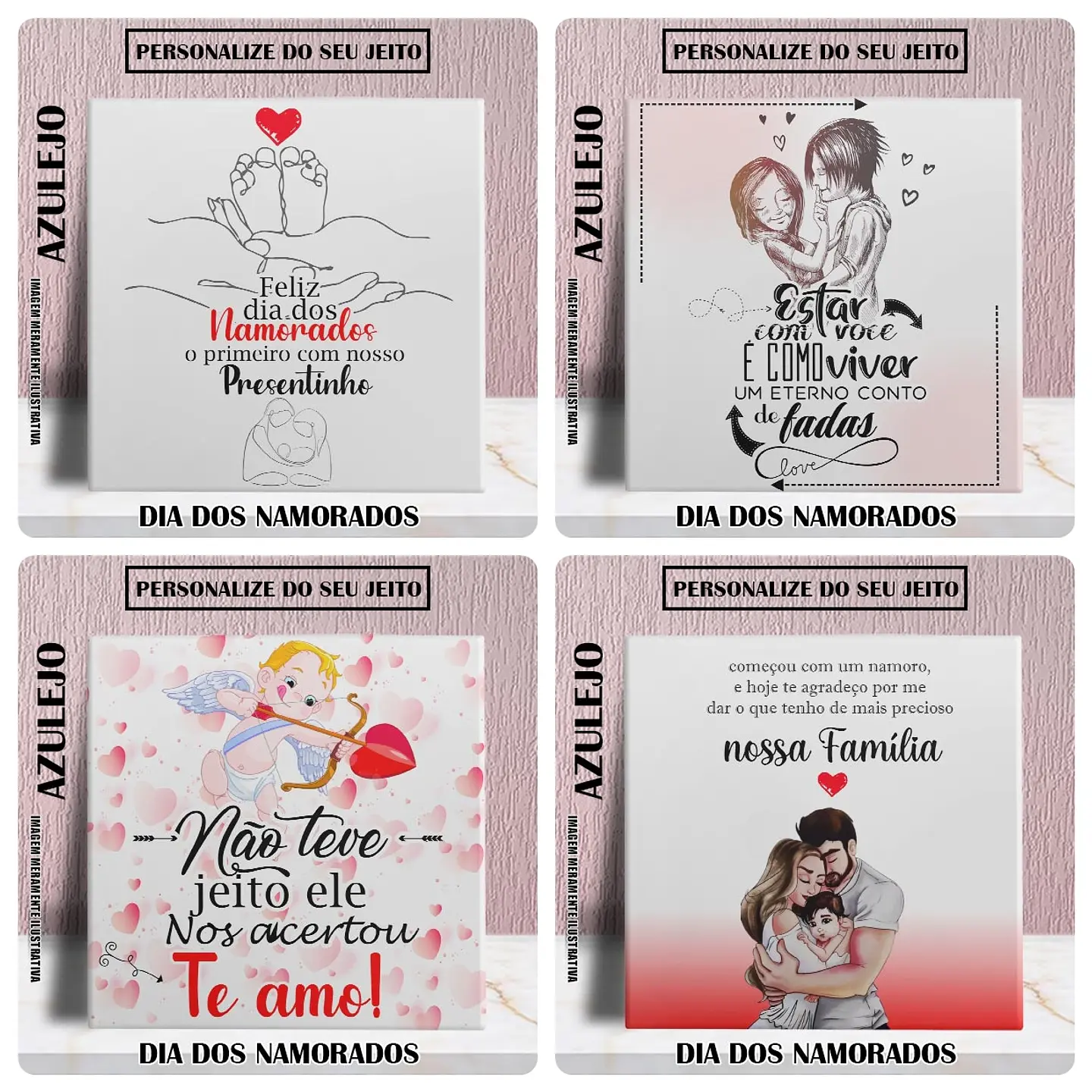 20 Artes para Sublimação Dia dos namorados em Corel Draw 1