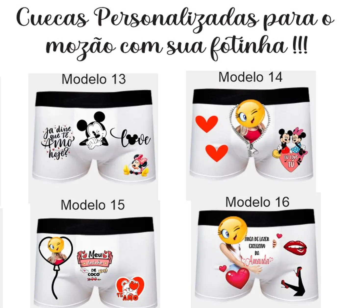 20 Artes para Cuecas Frases Engraçadas Dia dos Namorados em Corel Draw 3