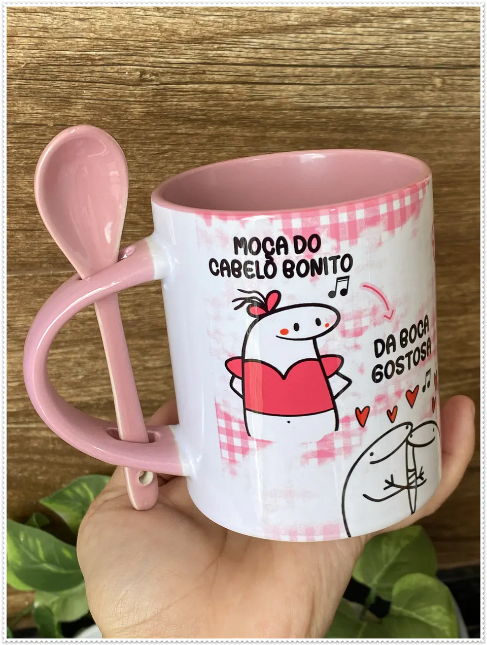 Artes para Caneca Musica Moça do Cabelo Bonito em Jpg 3
