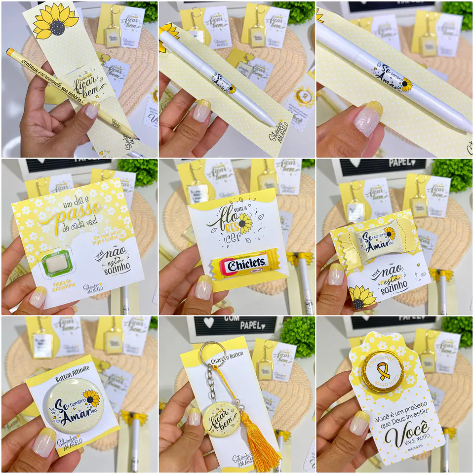 Arquivos de Corte Setembro Amarelo em Pdf ou Jpg 2