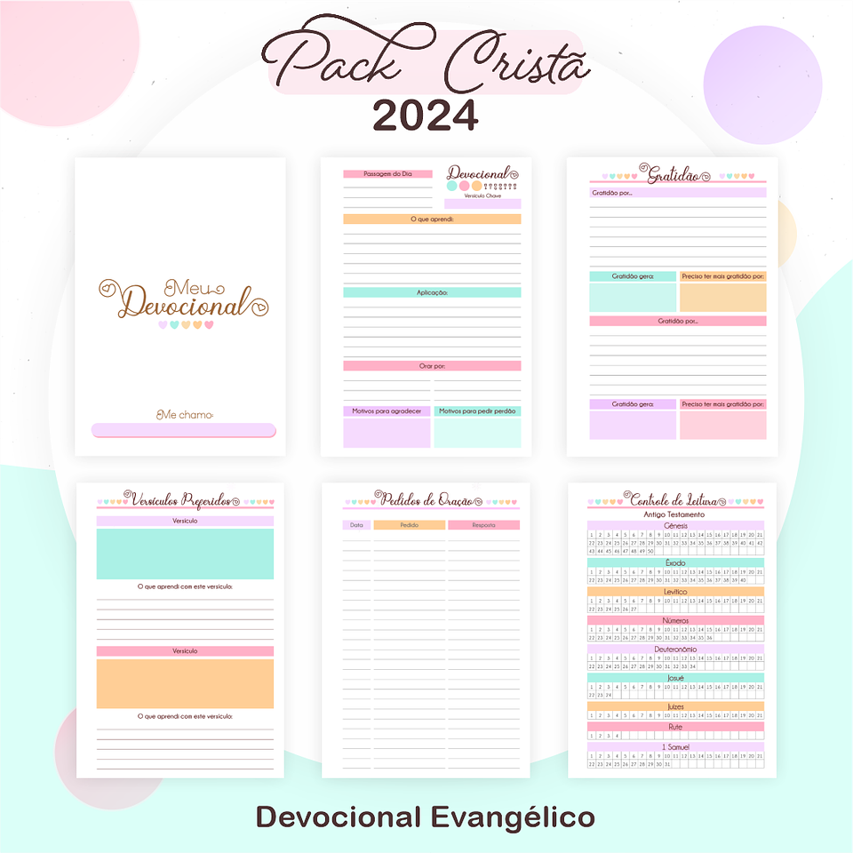 Arquivos Prontos Agenda Caderno 2024 Versículos e Louvores 15