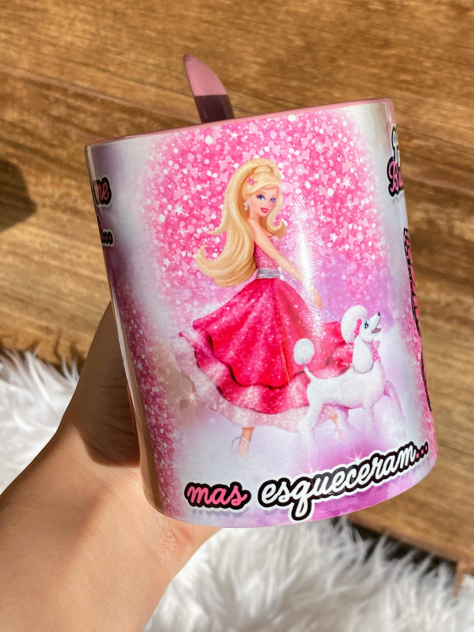 Artes para Caneca Barbie Tentaram Me Derrubar Arquivos Png  4